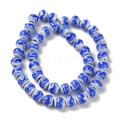 Handmade Lampwork Beads Strands LAMP-P062-02D-1