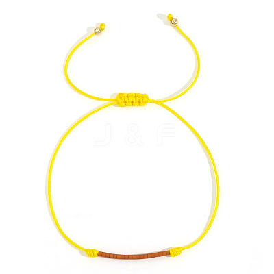 Handmade Glass Seed Beads Braided Bead Bracelets LE4581-14-1