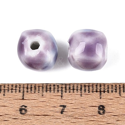 Vintage Handmade Porcelain Beads PORC-N013-18-16-1