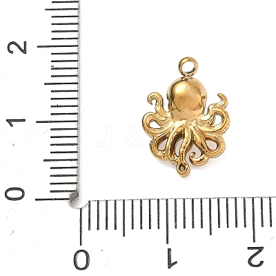 304 Stainless Steel Rhinestone Pendants SA-CBAAE04-05C-G-1
