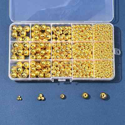 1377Pcs 5 Styles ABS Plastic Beads OACR-FS0002-43-1