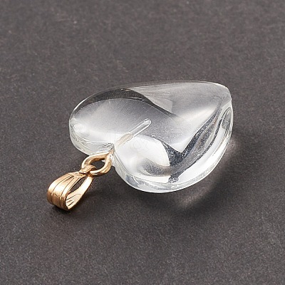 Spray Painted Glass Pendants X-GLAA-N035-016-A03-1