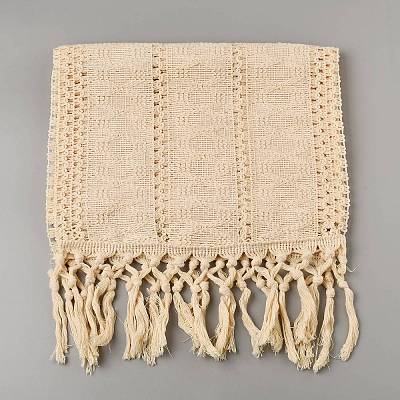 Cotton and Linen Table Runner for Dining Table AJEW-WH20059-34A-02-1