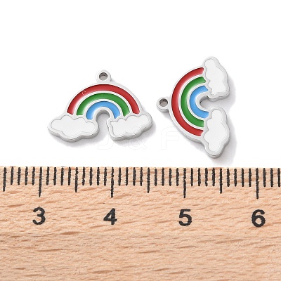 304 Stainless Steel Charms STAS-M102-01E-P-1