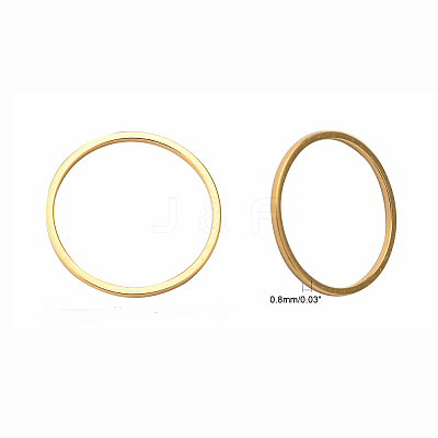 Ion Plating(IP) 304 Stainless Steel Linking Ring STAS-S079-13-B06-NF-1