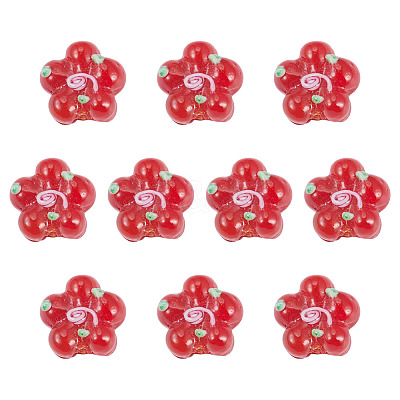 10Pcs Handmade Lampwork Beads LAMP-TADJ0001-01A-1
