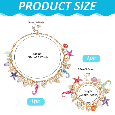 1Pc Alloy Rolo Chain Charm Bracelets for Women SJEW-PH0001-21-1