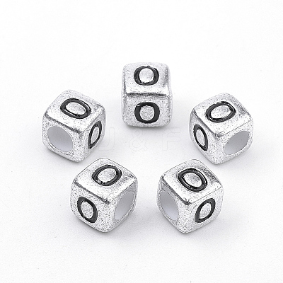 Plated Acrylic Beads PB43C9308-O-1