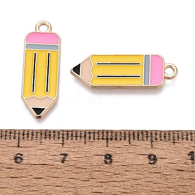 Alloy Enamel Pendants ENAM-Q004-01KCG-08-1