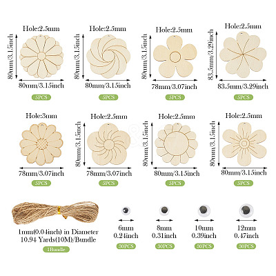 DIY Pendant Decorations Making Kits DIY-CW0001-46A-1