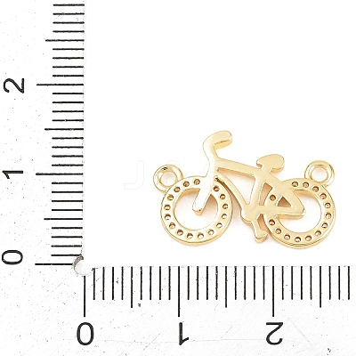 Brass Micro Pave Clear Cubic Zirconia Pendants KK-D258-35G-1
