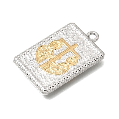 Two Tone 304 Stainless Steel Pendants STAS-D391-05GP-01-1