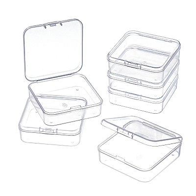 Square Plastic Bead Storage Containers CON-FS0001-09-1