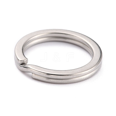 Non-Tarnish 304 Stainless Steel Split Key Rings STAS-H153-01D-P-1
