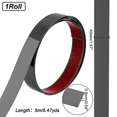 Flexible Self Adhesive 201 Stainless Steel Molding Trim AJEW-WH0248-316B-B-1