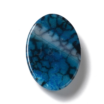 Natural Dragon Veins Agate Cabochons G-C028-05-1