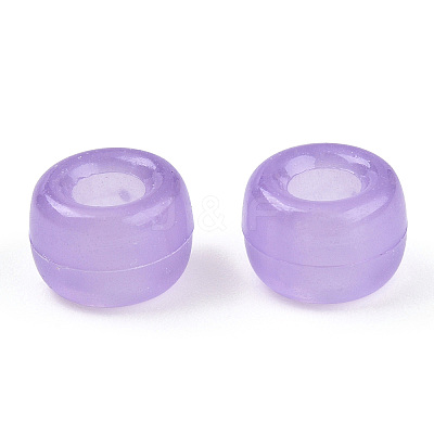 Transparent & Luminous Plastic Beads KY-T025-01-H04-1