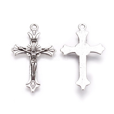 Tibetan Style Alloy Pendants PALLOY-WH0066-01AS-1