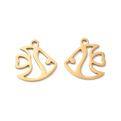 201 Stainless Steel Pendants LS-STAS-I199-D01-G-1