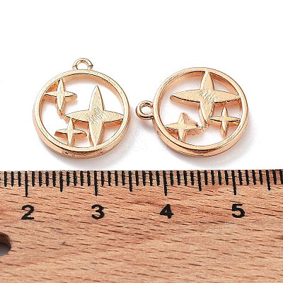 Rack Plating Alloy Resin Imitation Shell Pendants FIND-E043-08KCG-1