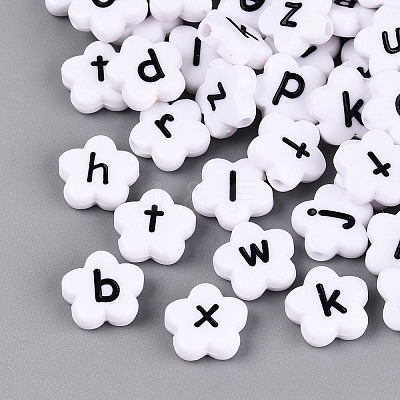 Opaque Acrylic Beads SACR-Q001-17B-1