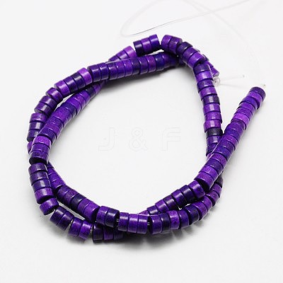Synthetic Turquoise Beads Strands TURQ-G110-4x2mm-03-1