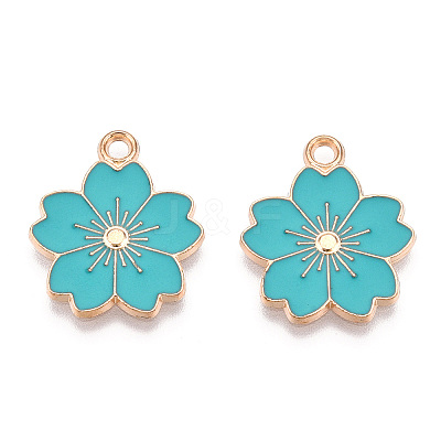 Alloy Enamel Pendants X-ENAM-S121-115G-1