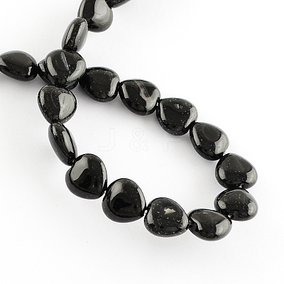 Dyed Natural Dyed & Heated Black Onyx Beads Strands G-R190-10-1