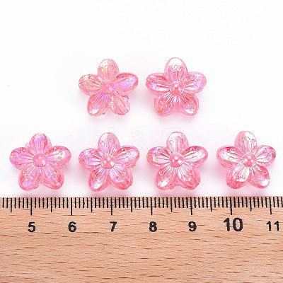 Transparent Acrylic Beads TACR-S154-45C-705-1