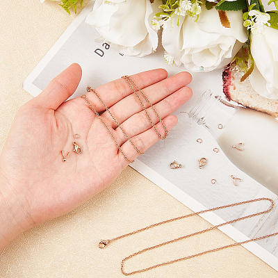 DIY Pendant Necklace Making Kits DIY-UN0001-87RG-1