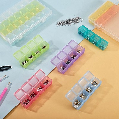 Plastic Bead Containers CON-SZ0001-27-1