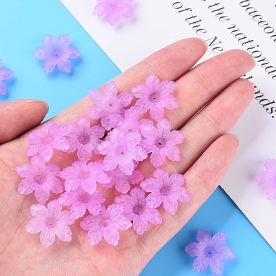Transparent Acrylic Beads MACR-S373-117-D04-1