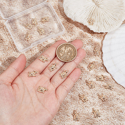 20Pcs Brass Charms KK-GO0001-19-1
