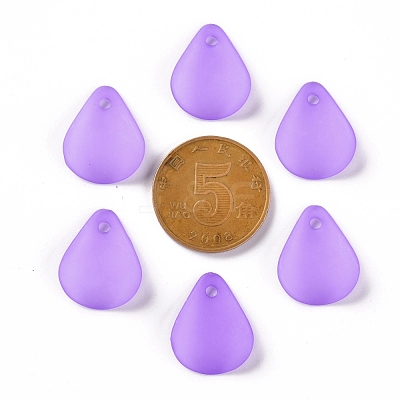 Transparent Frosted Acrylic Pendants MACR-S371-09A-747-1