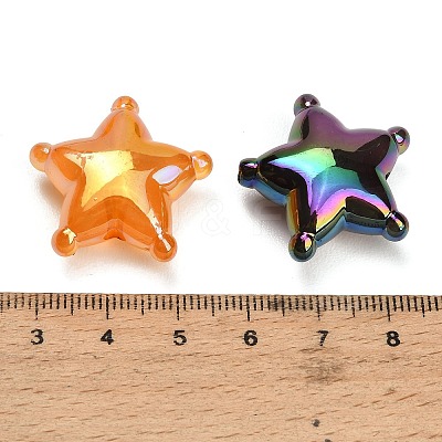 Plating Transparent Acrylic Beads AC-CBA49BC-02-1