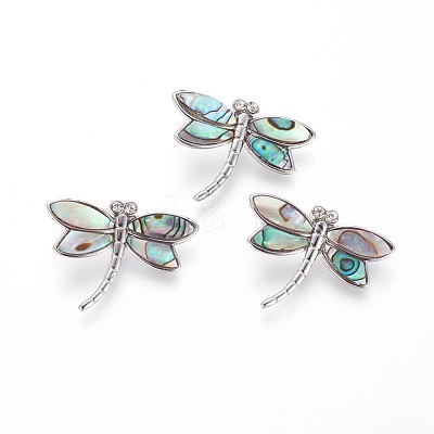 Abalone Shell/Paua Shell Pendants SSHEL-L008-71P-1