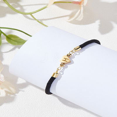 1Pc Adjustable Nylon Cord Bracelets for Women Men BJEW-LP0001-30H-1