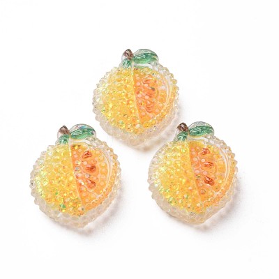 Transparent Epoxy Resin Cabochons CRES-S365-12-1