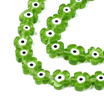 Handmade Lampwork Beads Strands LAMP-N023-002A-07-1