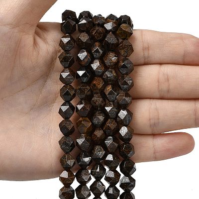 Natural Bronzite Beads Strands G-Z119-A30-02-1