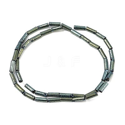 Electroplated Natural Lava Rock Beads Strands G-K388-03A-06-1