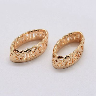 Brass Sew on Prong Settings KK-E753-05LG-7x15-1