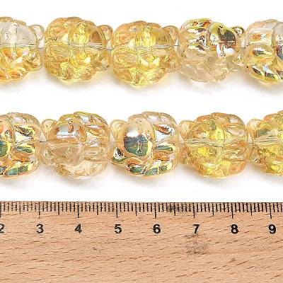 Electroplate Glass Bead Strands EGLA-H110-01HP-01-1