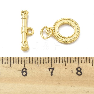 Brass Toggle Clasps KK-A223-34G-1