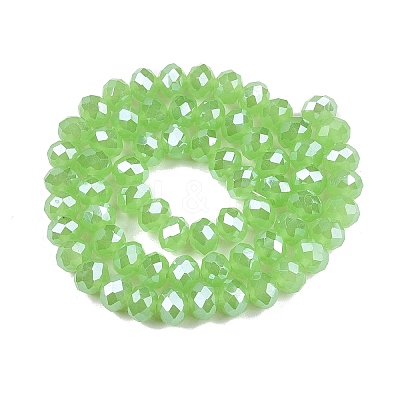 Electroplate Glass Beads Strands EGLA-A044-J8mm-A08-1