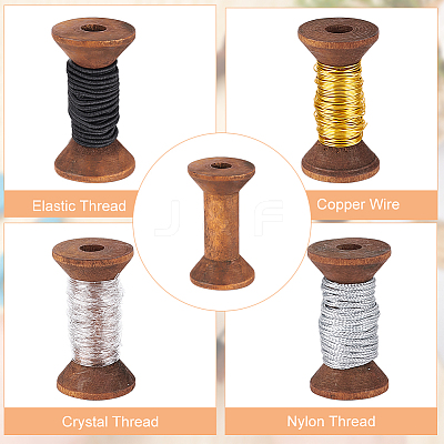 Wooden Empty Spools for Wire TOOL-WH0125-54A-1
