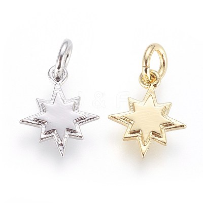 Brass Charms KK-G364-15-1