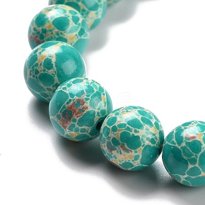Synthetic Imperial Jasper Beads Strands G-E568-01C-02-1
