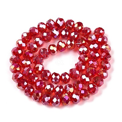 Electroplate Glass Beads Strands LS-EGLA-A044-T8mm-B01-1