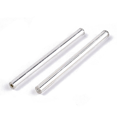 Electroplate Glass Bugle Beads SEED-S043-02A-02-1